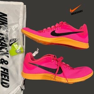 Size 9.5 Nike Zoom Rival Distance Track & Field XC Spikes Shoes DC8725-600